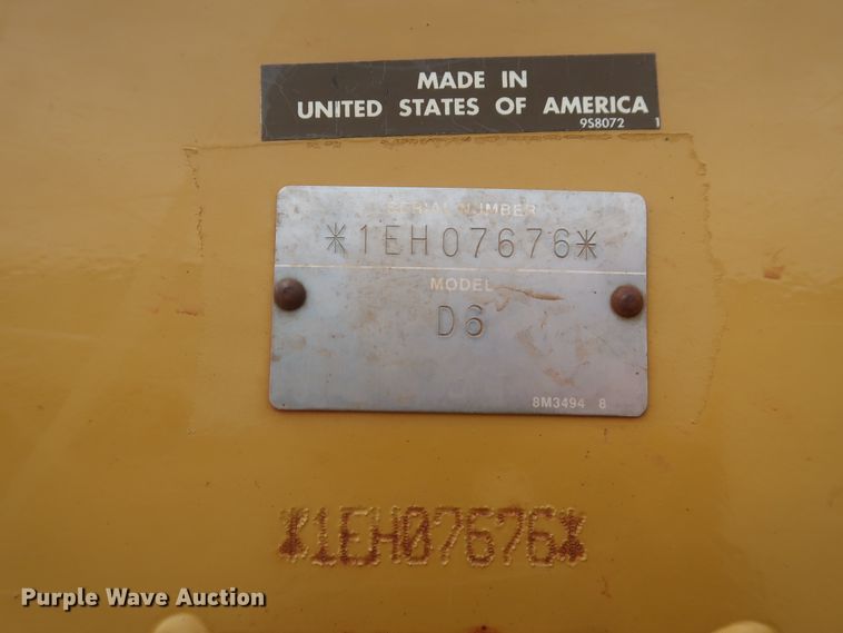 image for item DG7236 2014 Caterpillar D6T XL  dozer