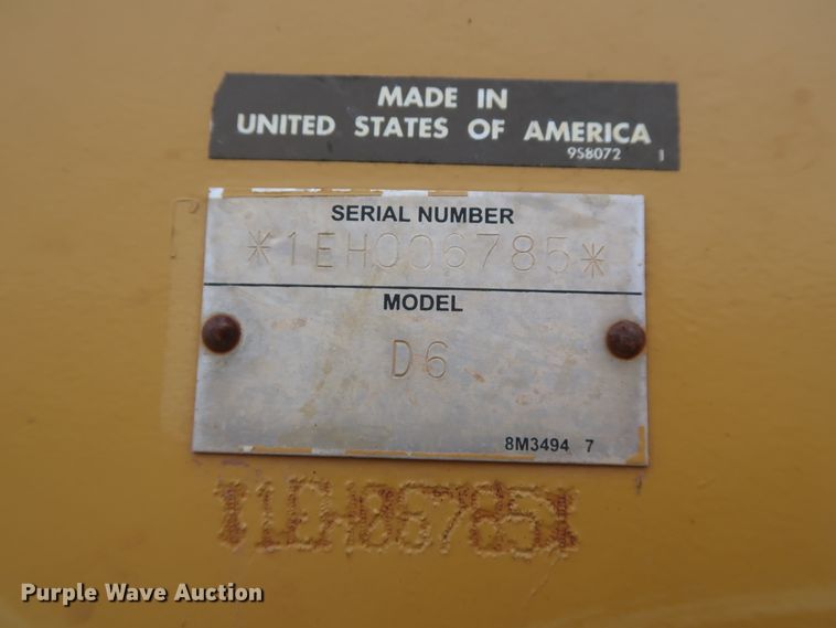 image for item DG7238 2012 Caterpillar D6T XL  dozer