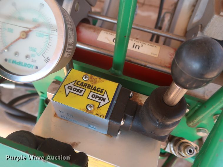 image for item DG7244 McElroy 412 poly pipe fusion machine