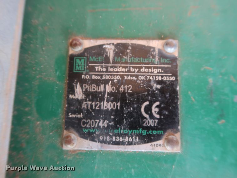 image for item DG7244 McElroy 412 poly pipe fusion machine