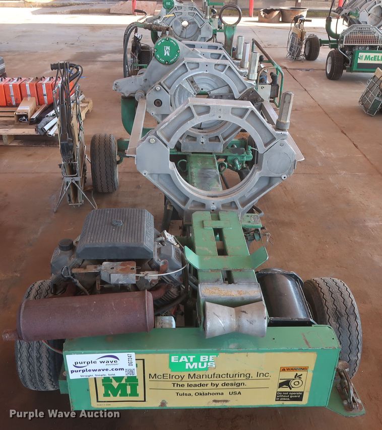 image for item DG7247 McElroy 412 poly pipe fusion machine