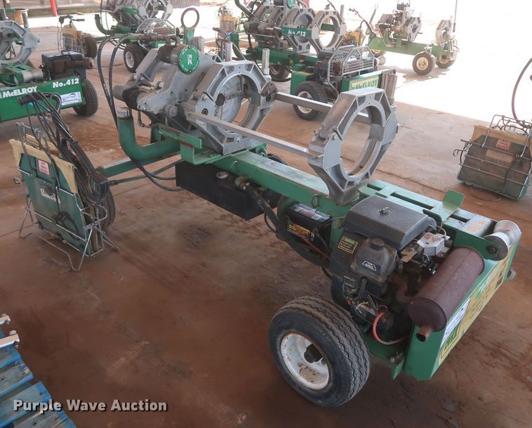 image for item DG7247 McElroy 412 poly pipe fusion machine