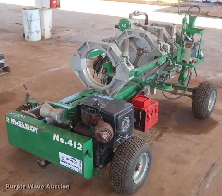 image for item DG7248 McElroy 412 poly pipe fusion machine