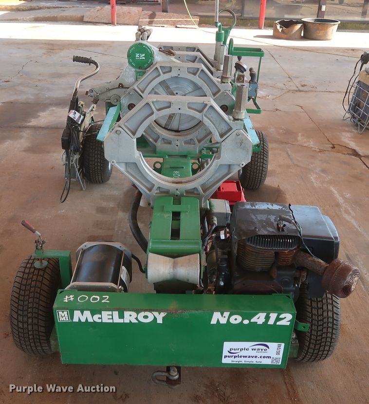 image for item DG7248 McElroy 412 poly pipe fusion machine