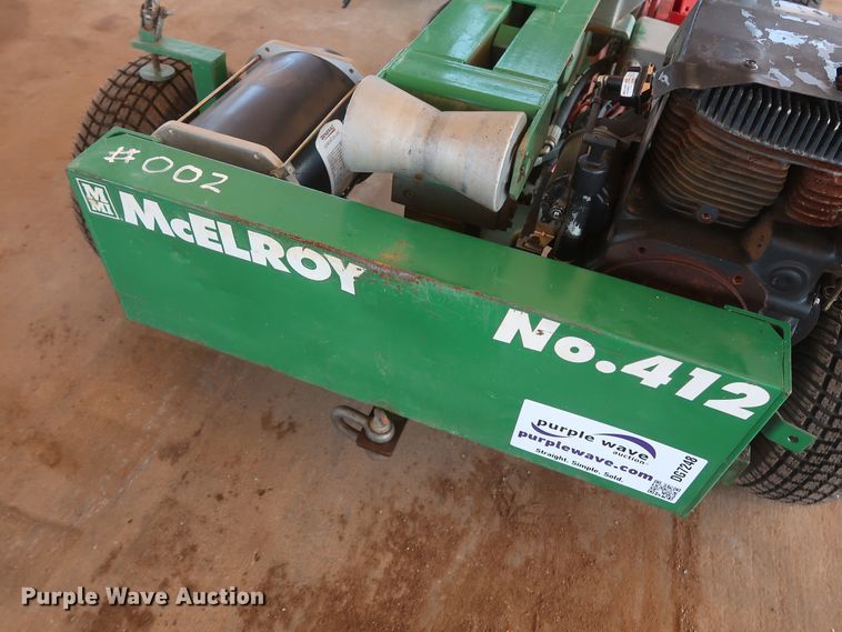 image for item DG7248 McElroy 412 poly pipe fusion machine