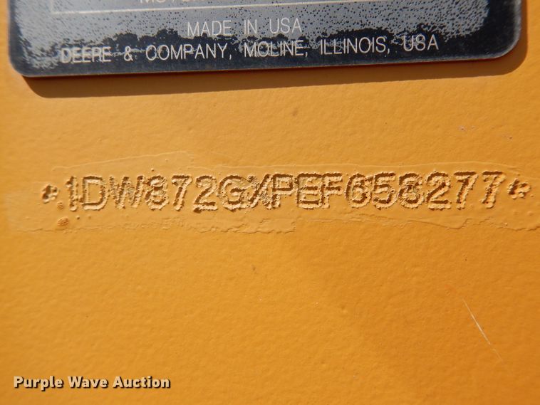 image for item DH0939 2017 John Deere 872G  motor grader