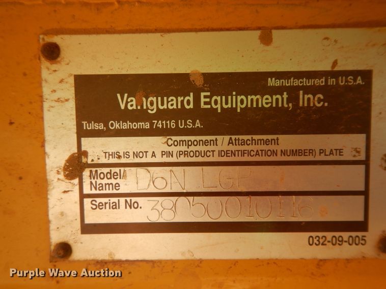 image for item DH0940 2004 Caterpillar D6N LGP  pipelayer