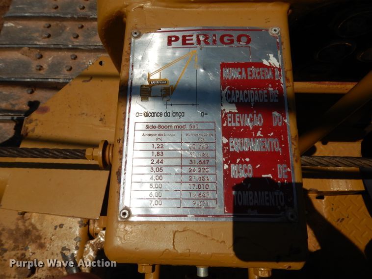 image for item DH0943 1979 Caterpillar D8K  pipelayer