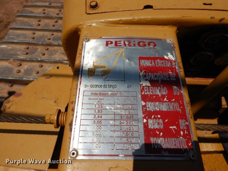 image for item DH0943 1979 Caterpillar D8K  pipelayer