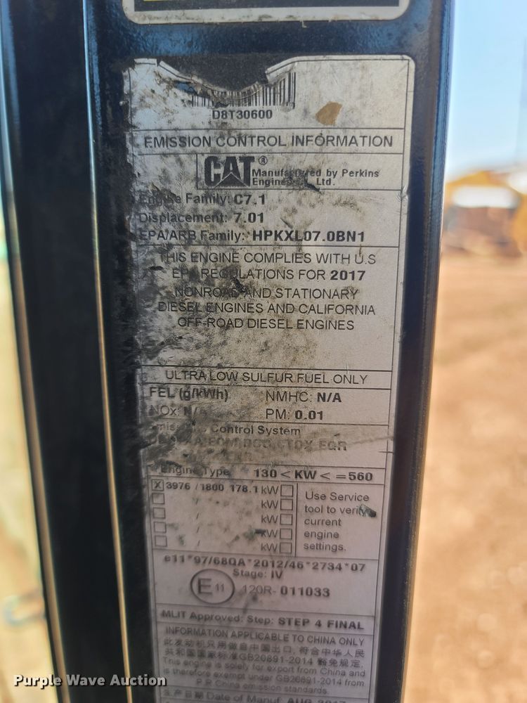 image for item DH0947 2018 Caterpillar 330FL  excavator