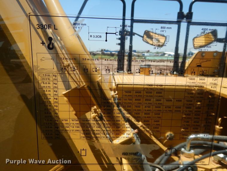 image for item DH0949 2018 Caterpillar 330FL  excavator