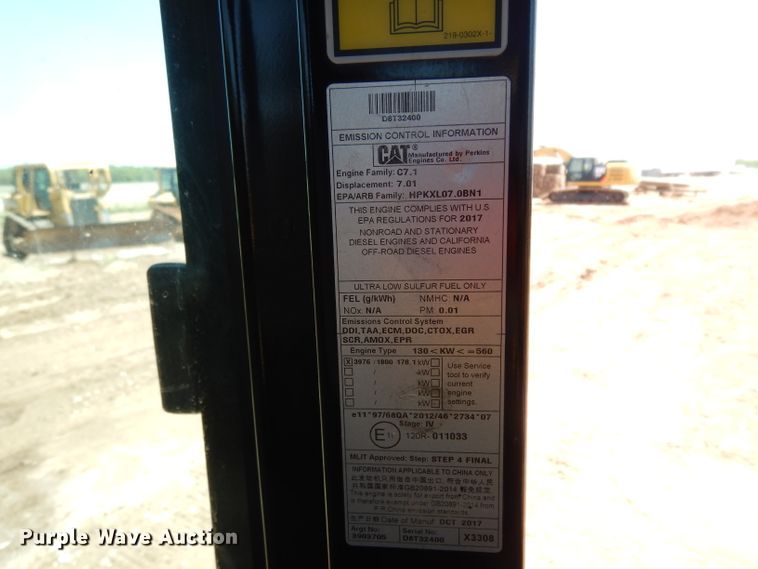 image for item DH0950 2018 Caterpillar 330FL  excavator