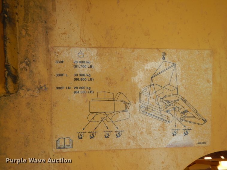 image for item DH0952 2018 Caterpillar 330FL  excavator