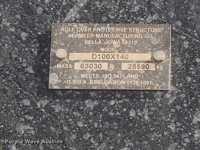 image for item DH0957 2014 Vermeer Navigator D100X140  directional boring unit