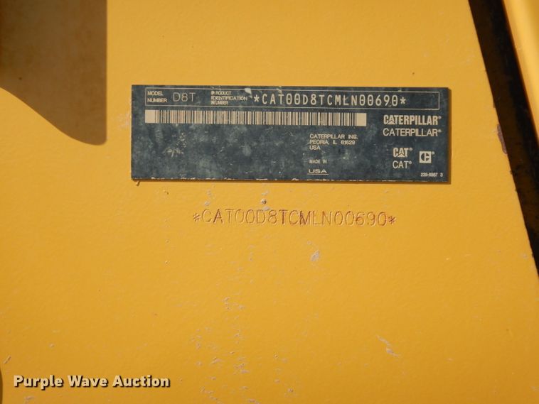 image for item DH0961 2012 Caterpillar D8T  dozer