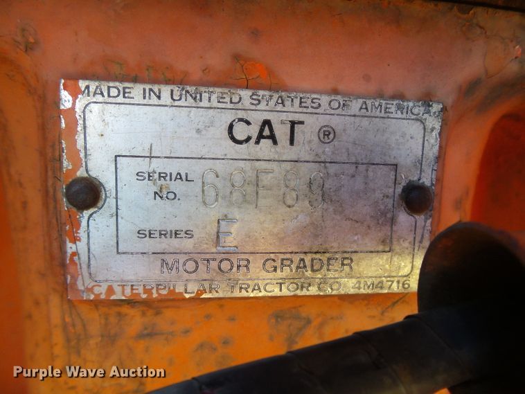image for item DD0418 1962 Caterpillar 112E  motor grader