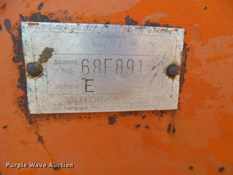 image for item DD0418 1962 Caterpillar 112E  motor grader