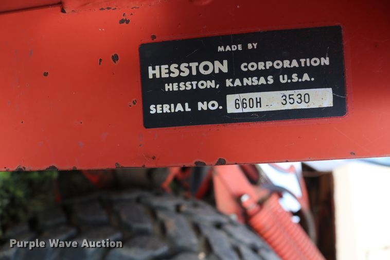 image for item DD6135 Hesston 6600  windrower
