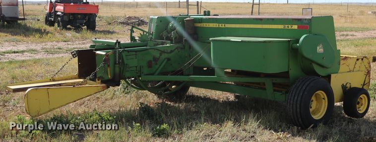 image for item DD6136 1985 John Deere 347  small square baler