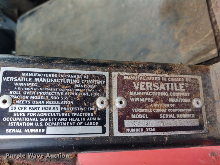 image for item DE7047 1980 Versatile 555  4WD tractor