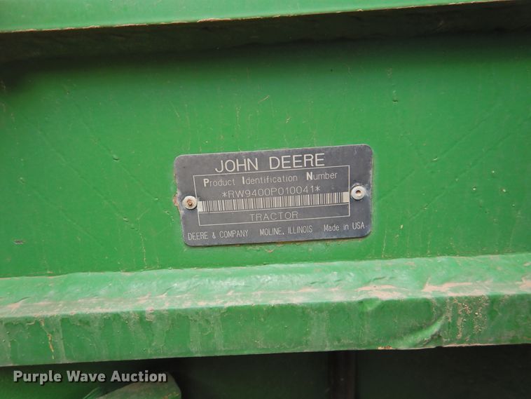 image for item DI0187 1998 John Deere 9400  4WD tractor