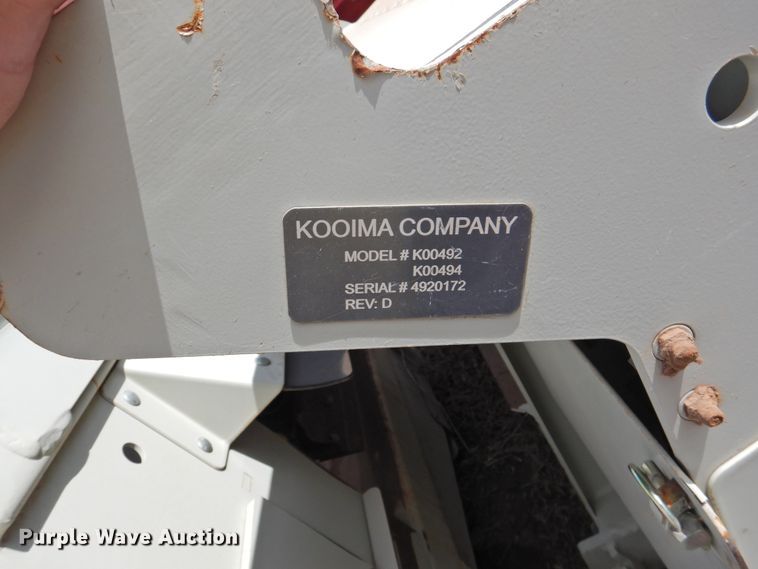 image for item DI0188 Kooima corn head adapter