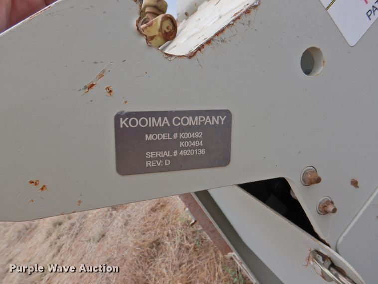 image for item DI0195 Kooima corn head adapter