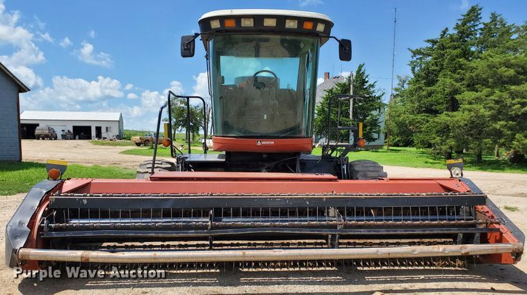 image for item DJ3163 2002 Hesston 8450  windrower