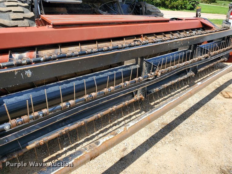 image for item DJ3163 2002 Hesston 8450  windrower