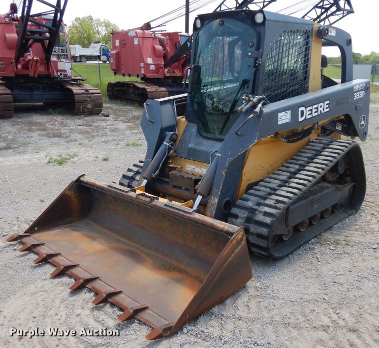 image for item DJ3485 2010 John Deere 333D  tracked skid steer loader