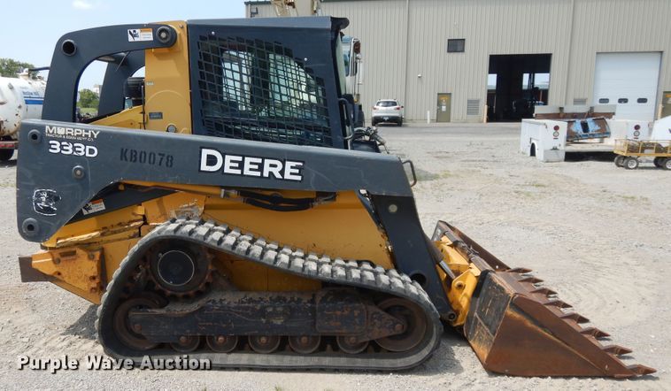 image for item DJ3485 2010 John Deere 333D  tracked skid steer loader