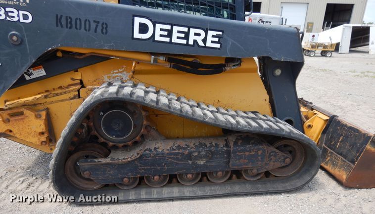 image for item DJ3485 2010 John Deere 333D  tracked skid steer loader