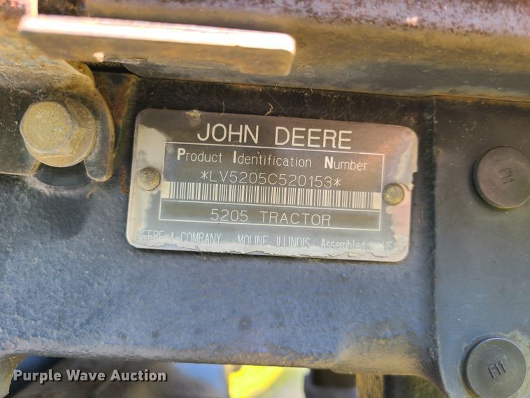 image for item GP9229 John Deere 5205  tractor