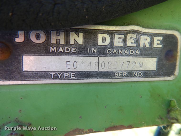 image for item GV9168 John Deere 48 loader