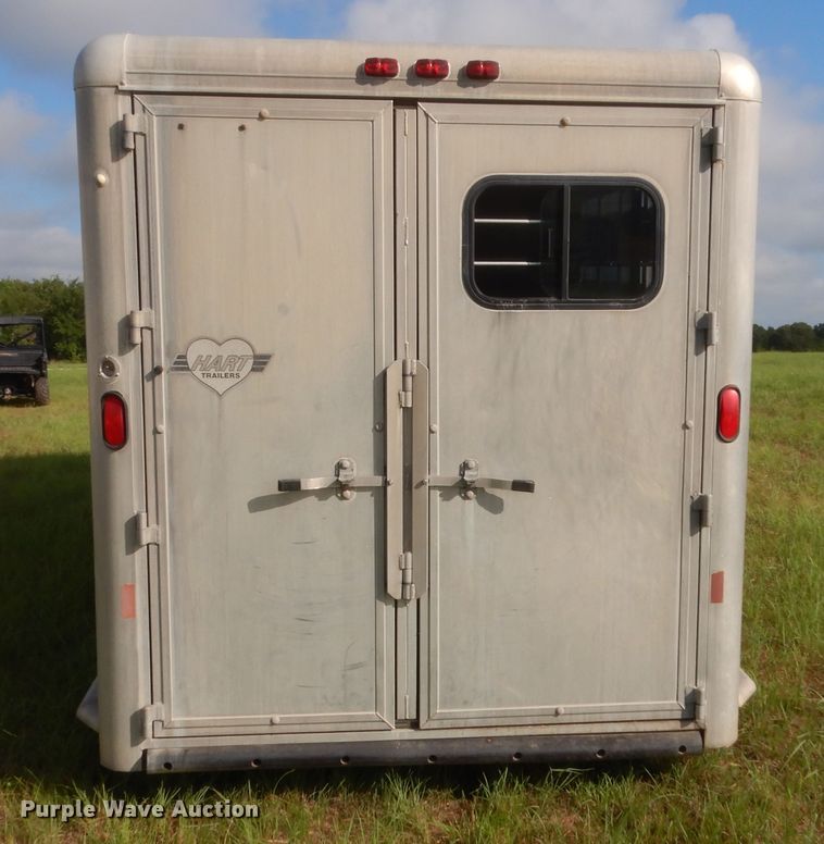 image for item HB9261 1996 Hart Alumina horse trailer