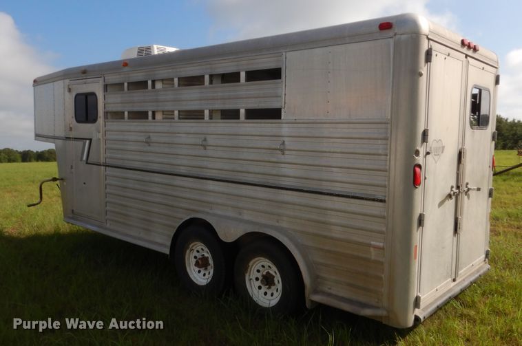 image for item HB9261 1996 Hart Alumina horse trailer