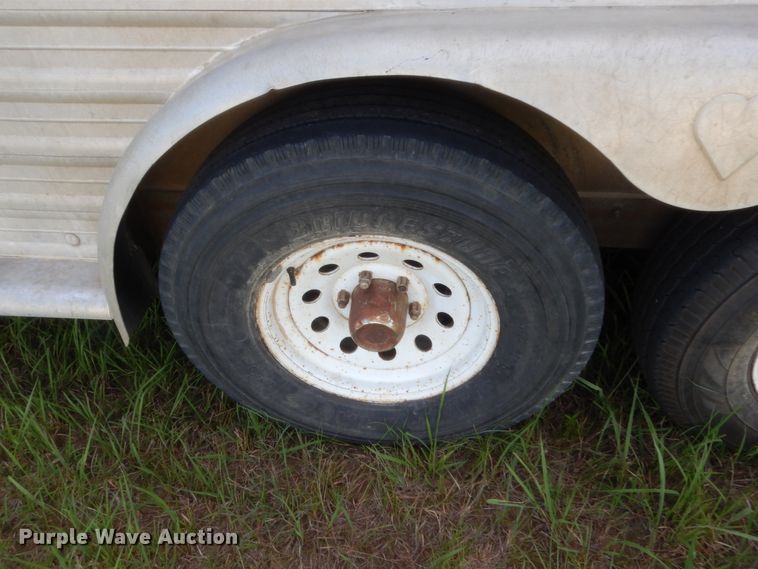image for item HB9261 1996 Hart Alumina horse trailer