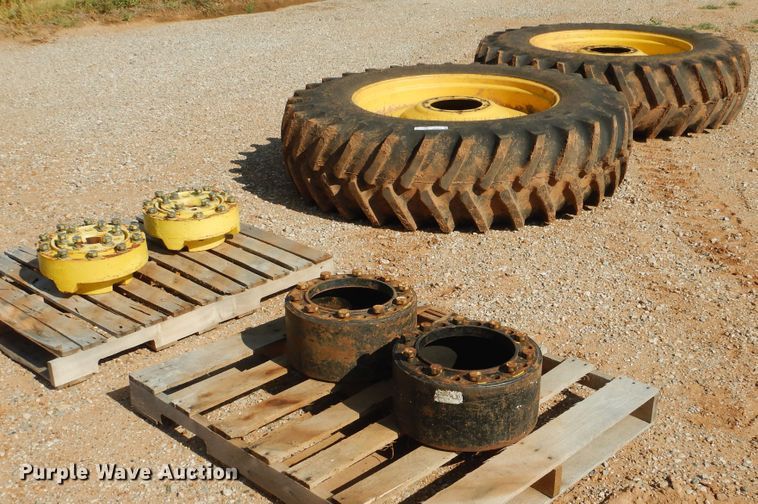 image for item HO9027 (2) Firestone 480/80R42 tires and wheels