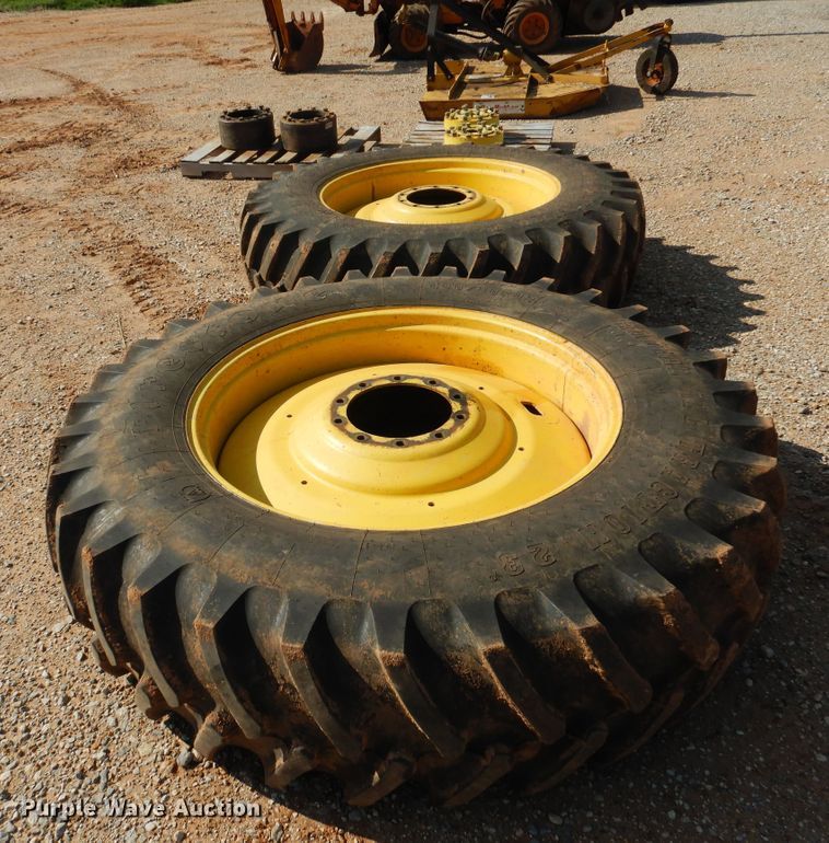 image for item HO9027 (2) Firestone 480/80R42 tires and wheels