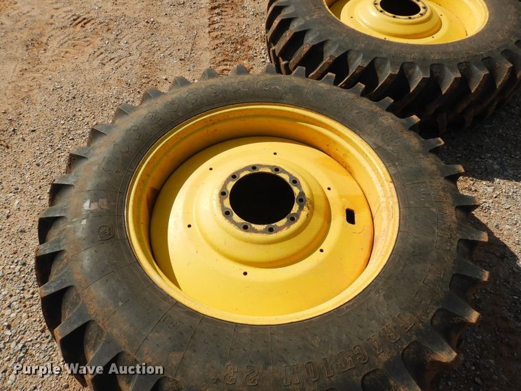 image for item HO9027 (2) Firestone 480/80R42 tires and wheels