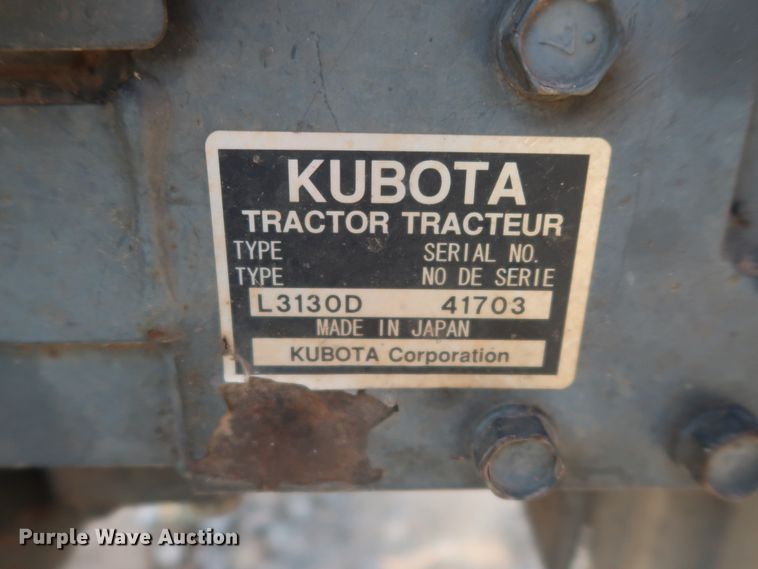 image for item HT9599 2003 Kubota L3130D  MFWD tractor