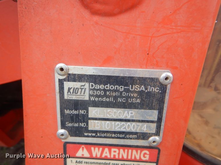 image for item HY9260 2014 Kioti CK27  tractor