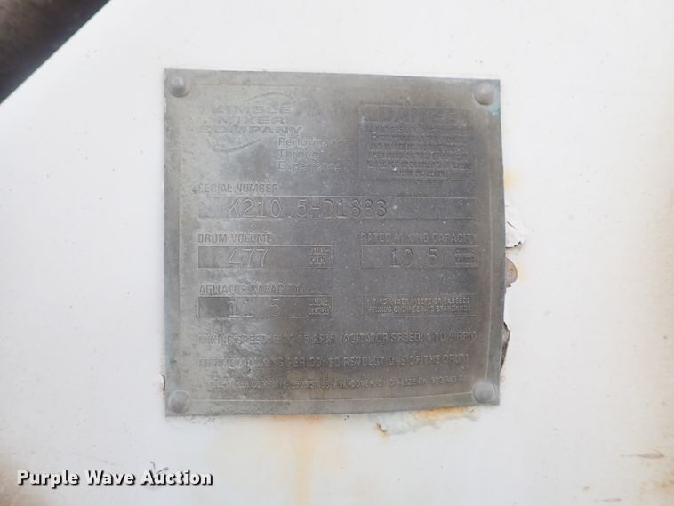 image for item DG2300 2001 Kenworth W900S  ready mix truck