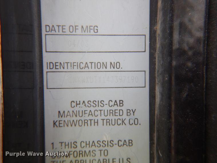 image for item DG7941 2004 Kenworth W900  ready mix truck