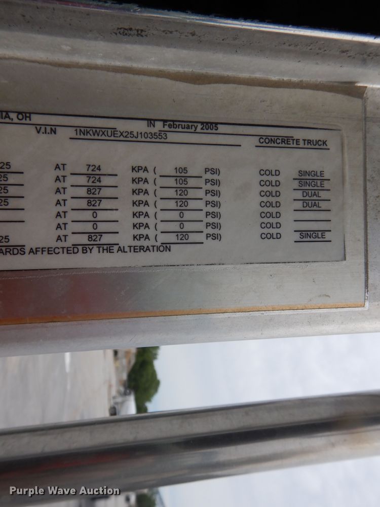 image for item DG7942 2005 Kenworth W900  ready mix truck