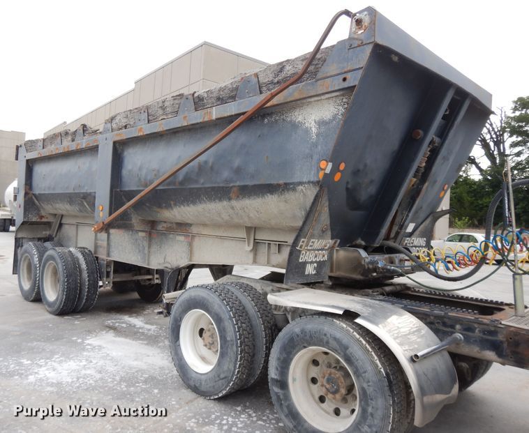 image for item DG7945 1980 Fruehauf end dump trailer