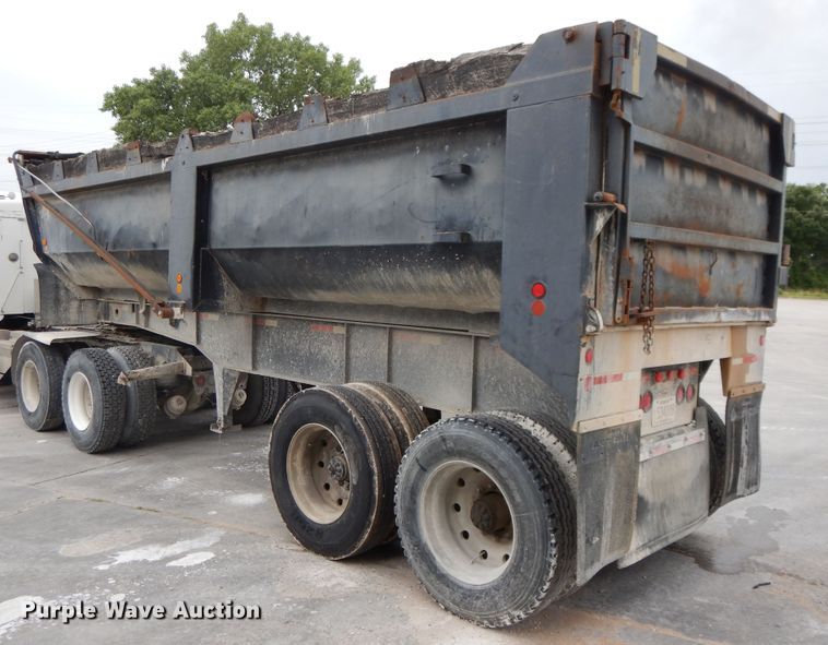 image for item DG7945 1980 Fruehauf end dump trailer