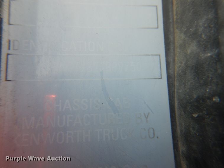 image for item DG7946 2002 Kenworth W900  construction dump truck