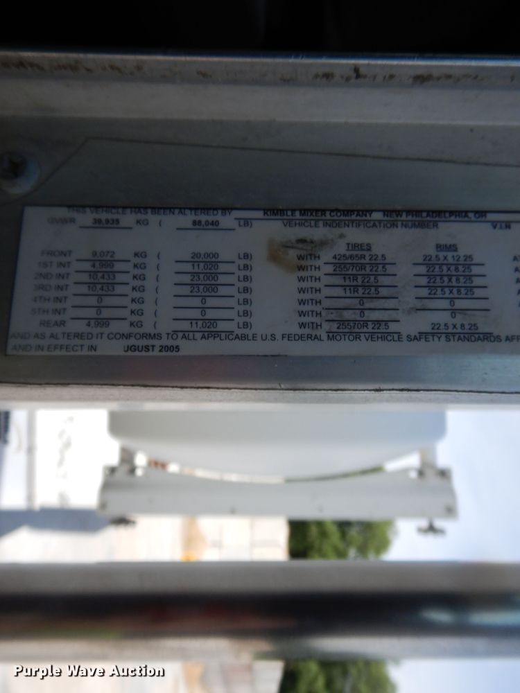 image for item DG7948 2006 Kenworth W900  ready mix truck