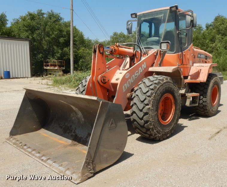 image for item DJ3362 2008 Doosan DL250  wheel loader
